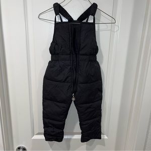 KIDS unisex Fashion Design Snow Suit pants Size 80 black no brand tag or size